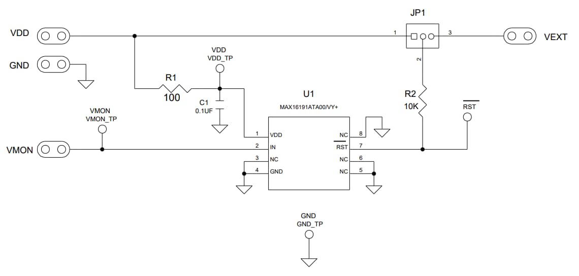 Schaltplan - Analog Devices / Maxim Integrated MAX16191EVKIT Evaluierungskit Schaltplan - Analog Devices / Maxim Integrated MAX16191EVKIT Evaluierungskit